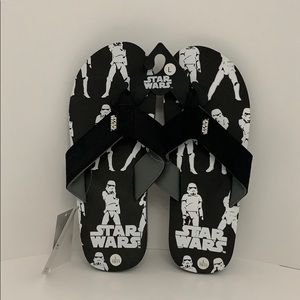 Star Wars, Storm Trooper Print, Flip Flops.